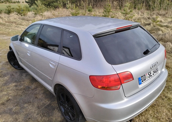 Audi A3 cena 16999 przebieg: 206700, rok produkcji 2007 z Chojnów małe 742